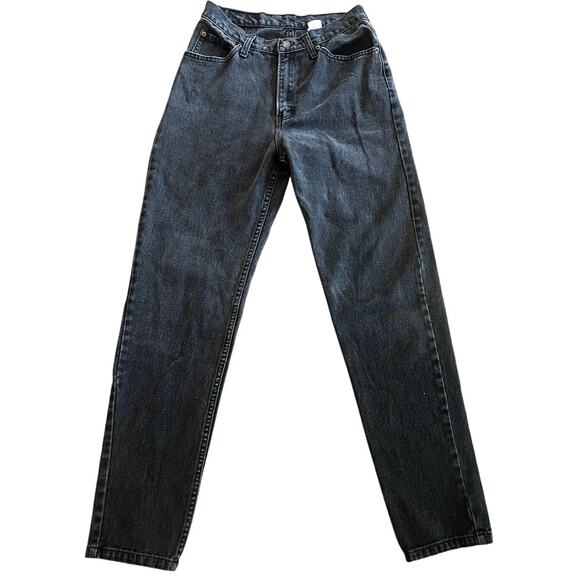 Vintage Jordache High Rise Black Tapered Jeans Size‎ 13/14 - Picture 1 of 6